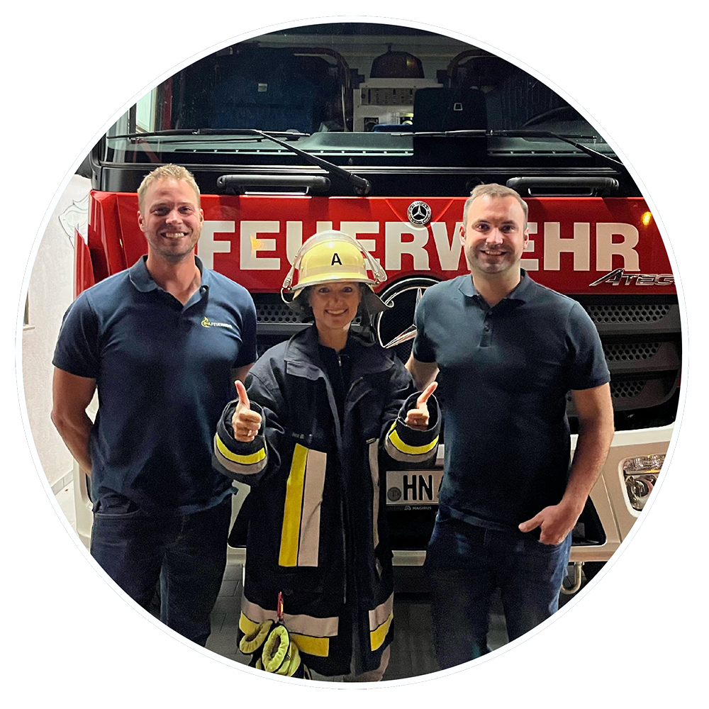 Besuch bei der Freiwilligen Feuerwehr Hüttlingen